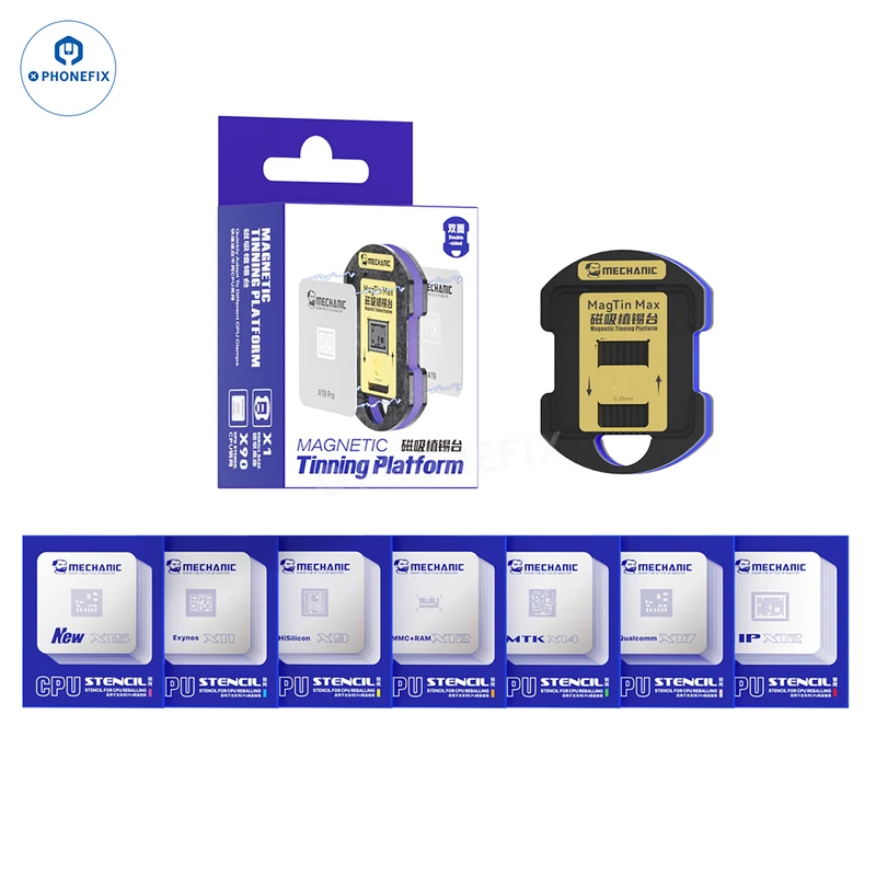 MECAHNIC MagTin Max Piattaforma di reballing magnetico per iPhone e Android