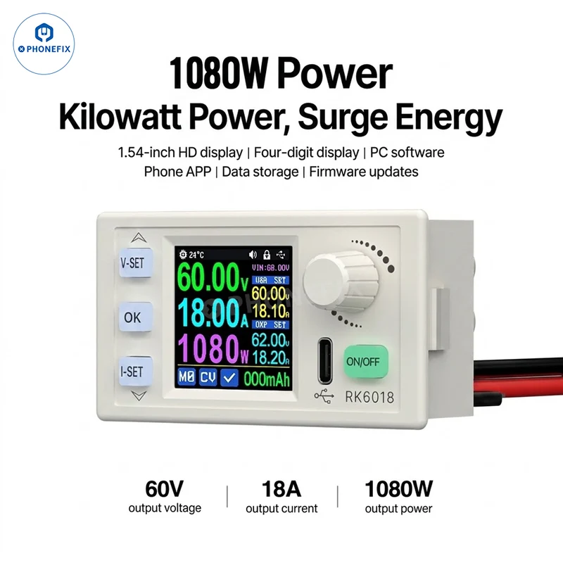 RD RK6018 RK6018-BT Alimentatore CC regolato regolabile da 60 V 18 A
