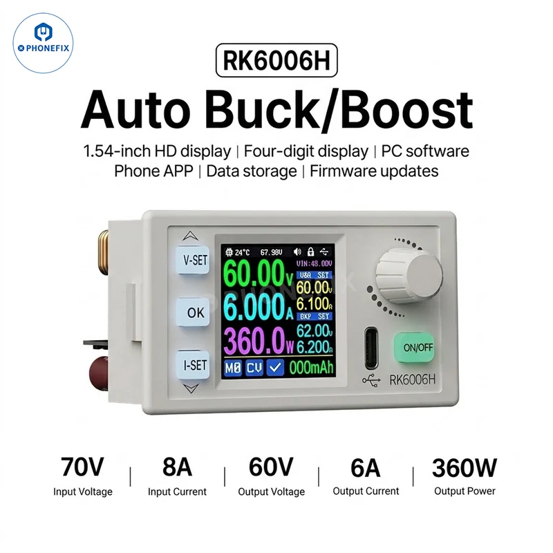 RD RK6006H RK6006H-BT Alimentatore CC regolabile da 6 A 60 V