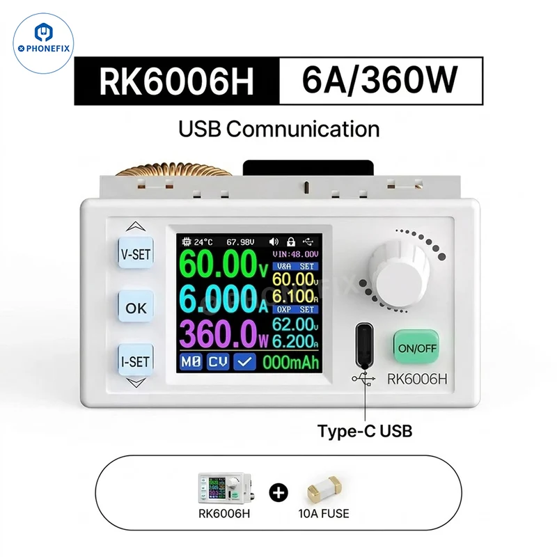 RD RK6006H RK6006H-BT Alimentatore CC regolabile da 6 A 60 V