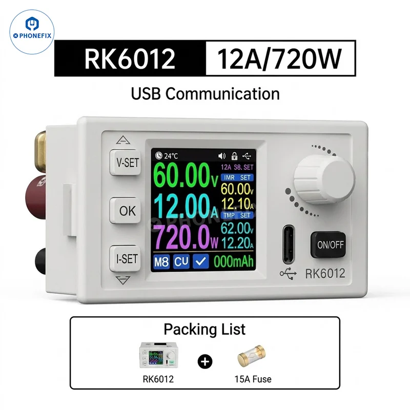 RD RK6012 RK6012-BT Alimentatore CC programmabile da 60 V 12 A