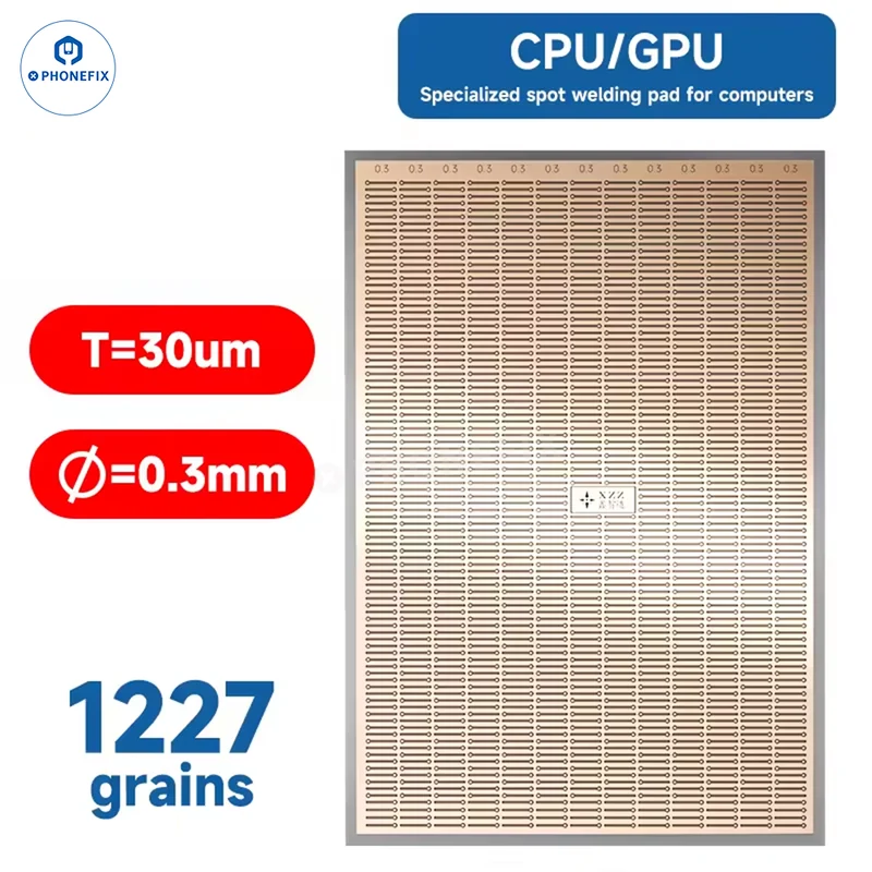 Piastre di saldatura XZZ per CPU e GPU e guarnizioni antideflagranti per la riparazione di PC