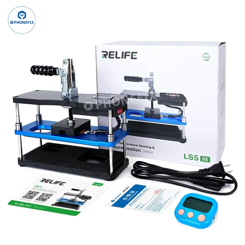 RELIFE LS5 SE Piattaforma di riscaldamento e mantenimento a pressione per la riparazione di telefoni cellulari
