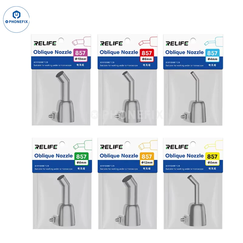 Ugelli obliqui serie RELIFE 861 857 858 per stazione di rilavorazione ad aria calda
