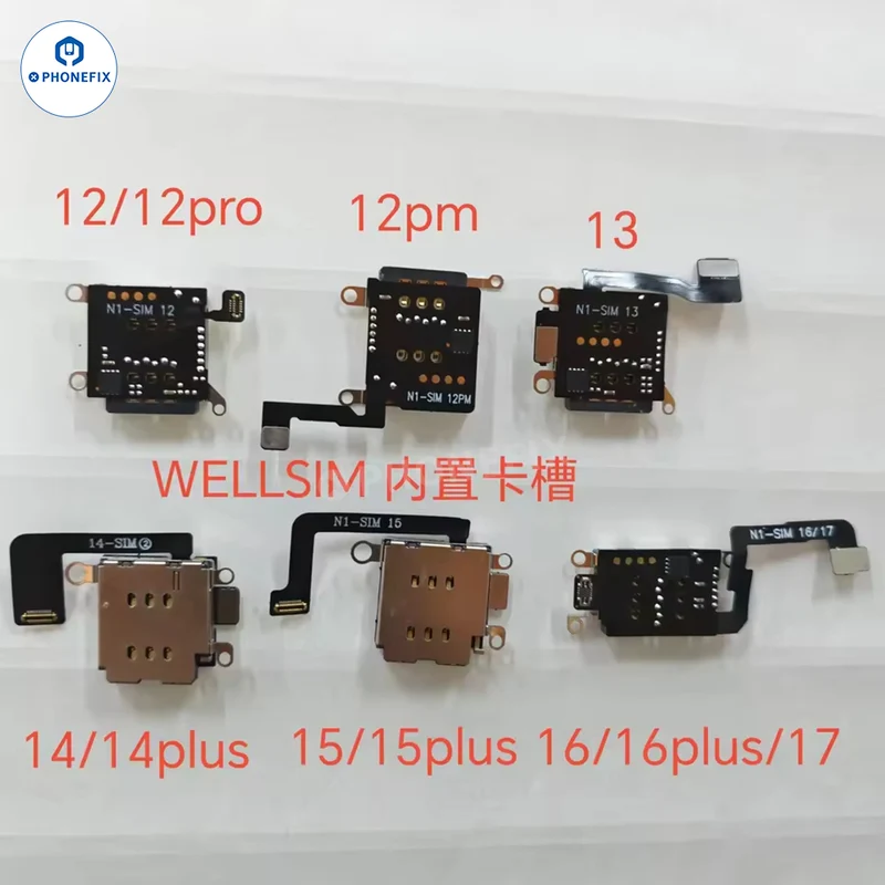Scheda flessibile WELLSIM MEP Slot per iPhone serie 12-17 – Sblocco automatico