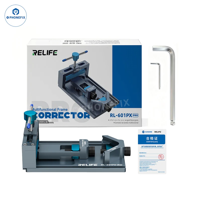RELIFE RL-601PX Pro Correttore per cornici di telefoni - Ripara pieghe e ammaccature