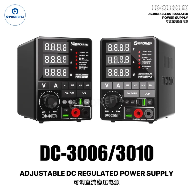 Alimentatore CC MECHANIC DC-3006 DC-3010 30V 10A/6A