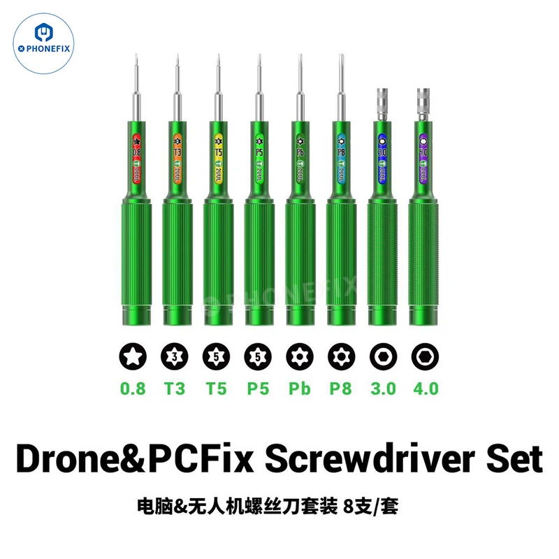 Set di cacciaviti 2UUL SD95 per la riparazione di PC, laptop e droni
