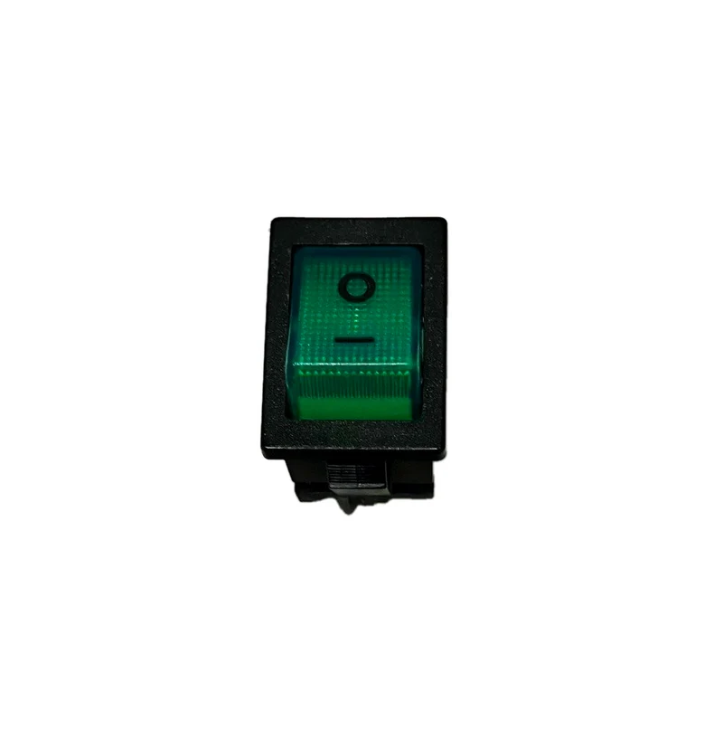 Interruttore Bipolare luce verde - 250V 10A - Made in Italy