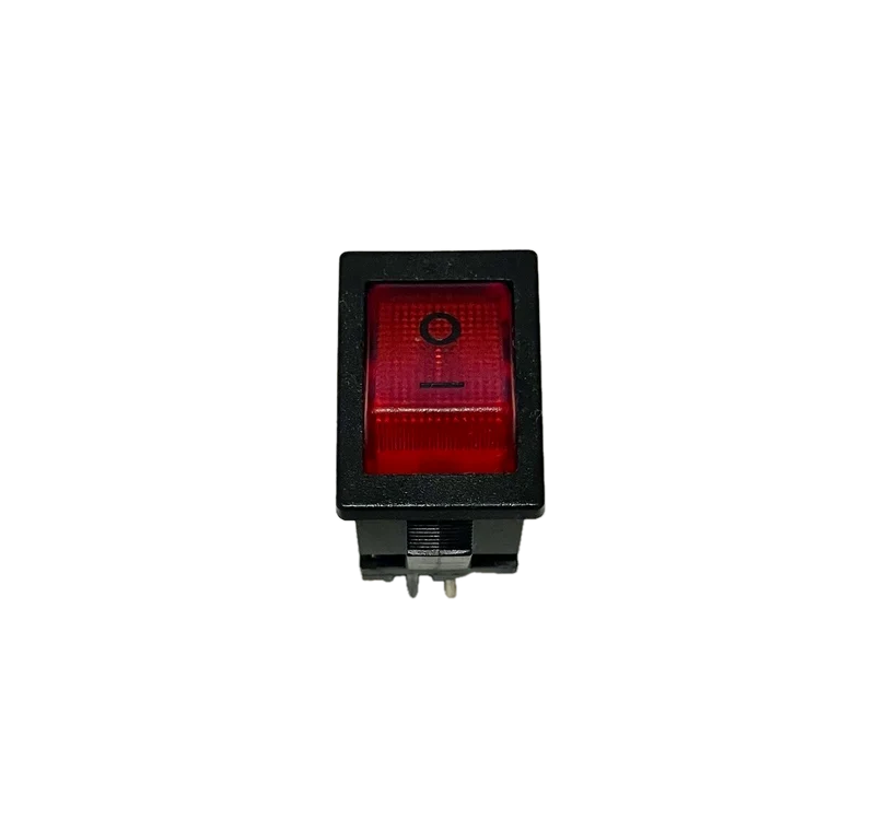 Interruttore Bipolare luce rossa - 250V 10A - Made in Italy