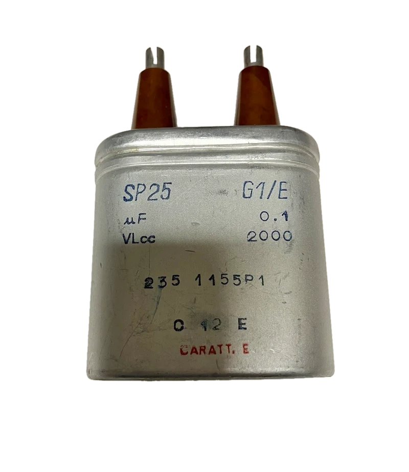 ICAR SP25 0,1uf 2000v - Condensatore Carta e Olio in Alluminio