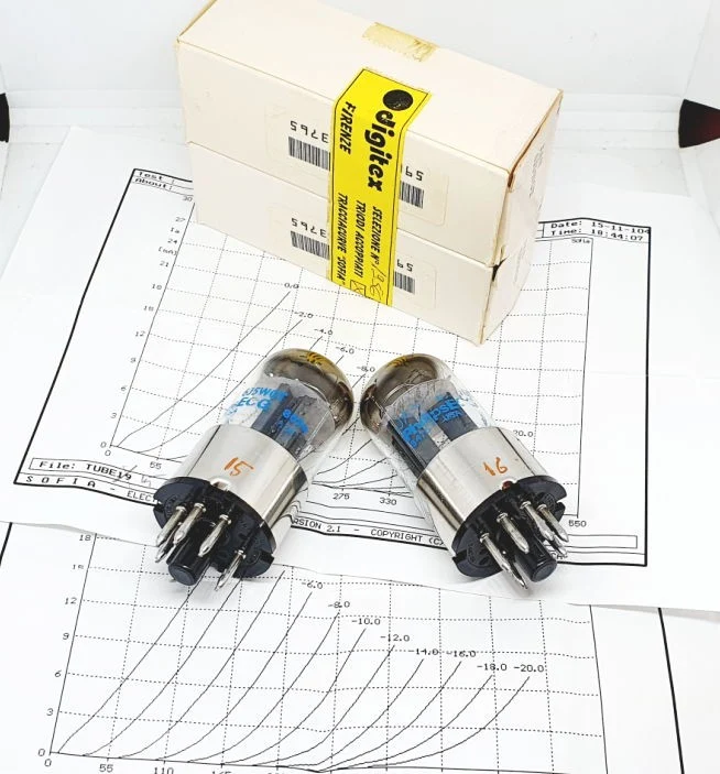 6J5WGT - CV1067 PhilipsECG usa NOS-NIB selezione SOFIA + Audiokit Coppia / Pair (v15 - v16)