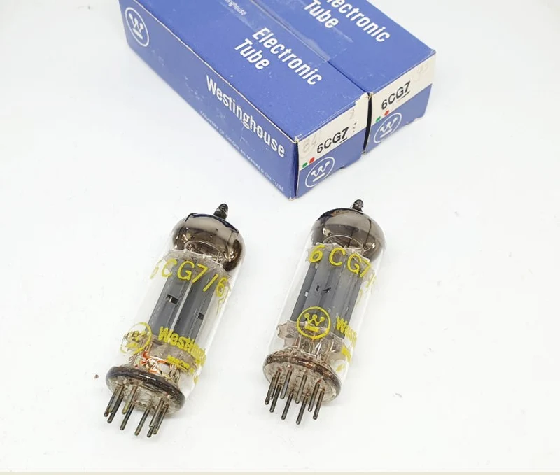 6CG7 - 6FQ7 Westinghouse USA NOS-NIB Coppia (v84 - v90)