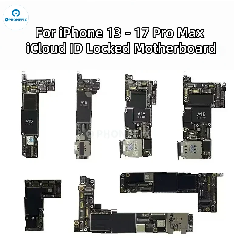 Riparazione/Sostituzione della scheda madre con ID iCloud bloccato per iPhone 13-17 Pro Max