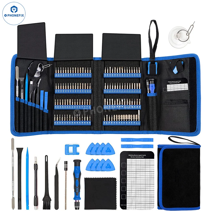 Kit di strumenti essenziali per la riparazione di dispositivi elettronici PHONEFIX pro tech