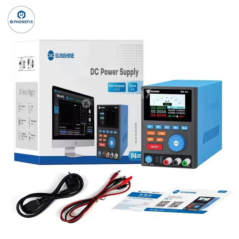 Alimentatore digitale regolato CC SUNSHINE P4 Pro 6A/30V