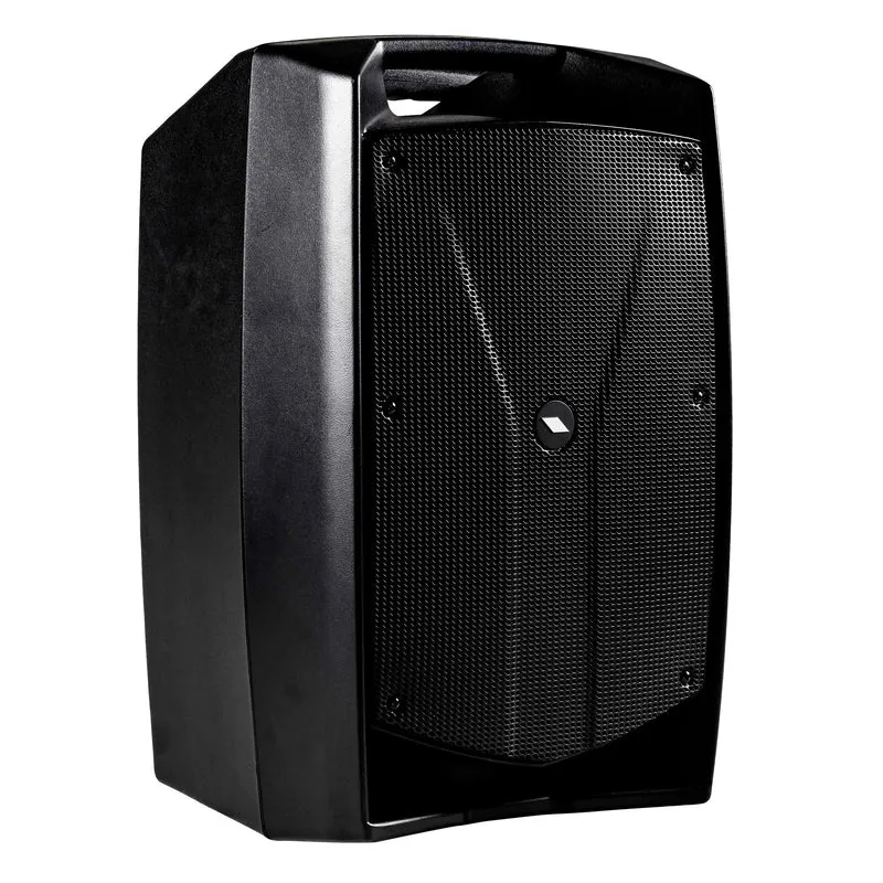 Proel V12WAVE V-WAVE Series Bi-Amplified 2-Way 12" Loudspeaker Sound System with 3-Channel Mixer and Media Player