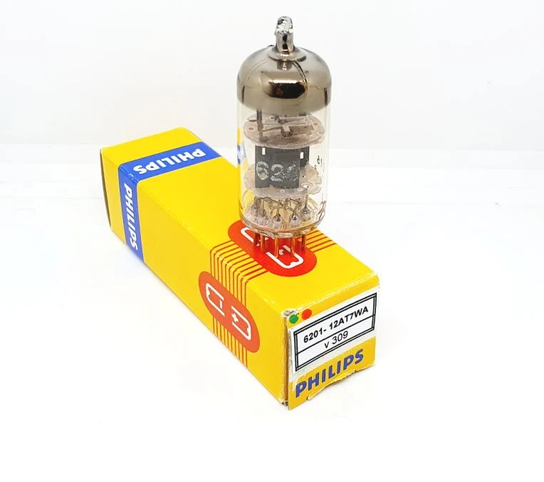 6201 - E81CC - 12AT7WC SQ Gold Pin PHILIPS NOS-NIB Singola (v309)