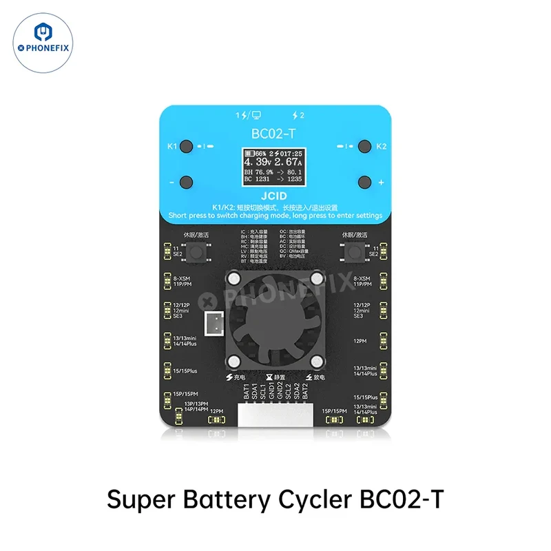 Calibratore per la riparazione e la salute della batteria per iPhone JCID BC02-T