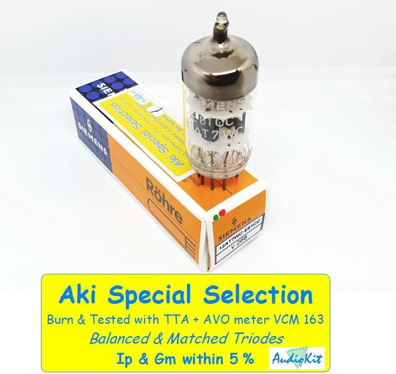 E81CC - 12AT7WC SIEMENS NOS-NIB - 1% SPECIAL SELECT - Singola (v268)