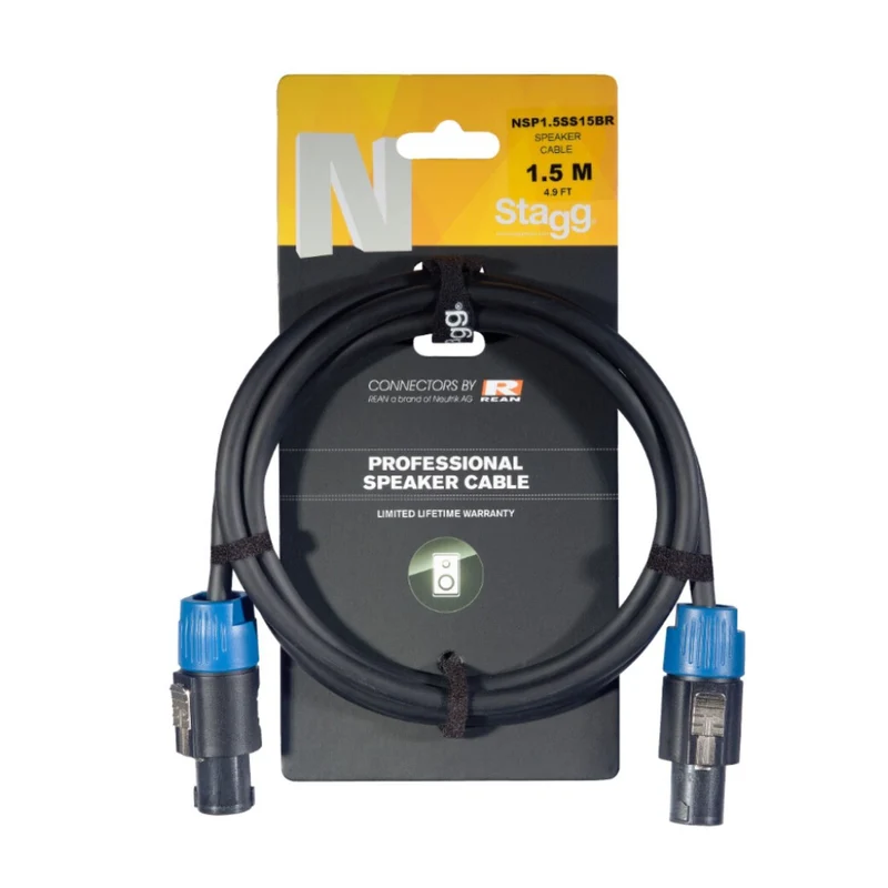 Stagg Speakon to Speakon Speaker Cable (1.5m)