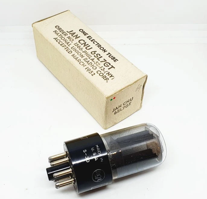 6SL7GT - VT229GT RCA JAN CRC Eagle Logo USA NOS-NIB Singola (v69)