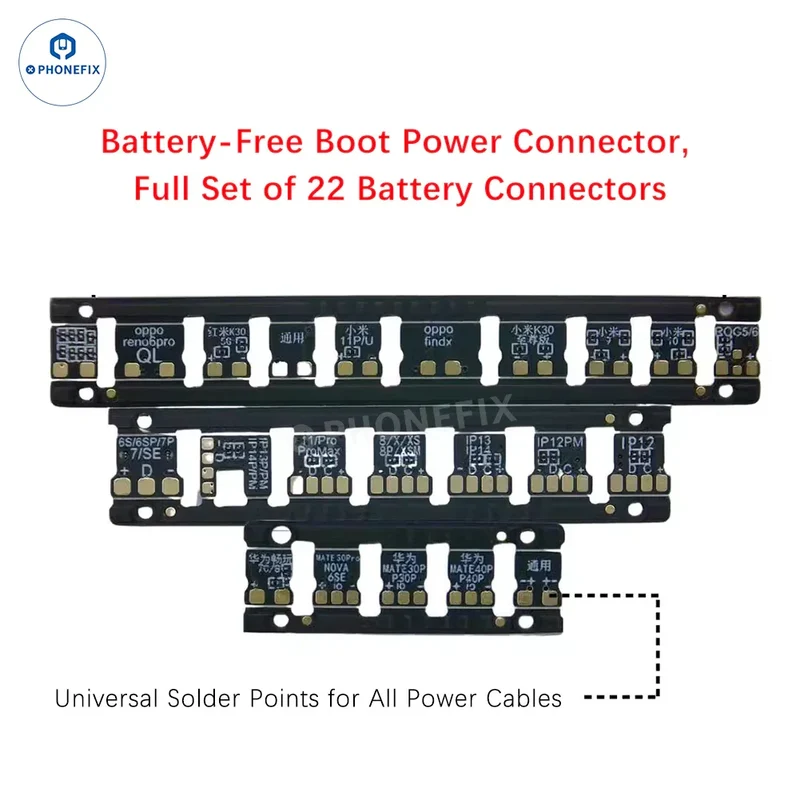 Connettore di alimentazione di avvio senza batteria YCS per Android iPhone Huawei
