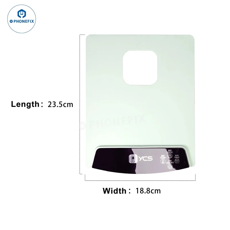 Separatore per schermo LCD del telefono cellulare con cuscinetto riscaldante rapido YCS