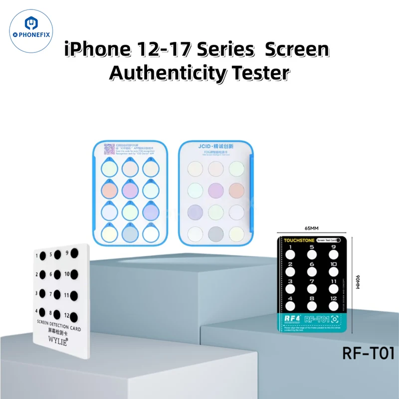 Scheda di test FOG per lo schermo per iPhone con rilevamento del display originale