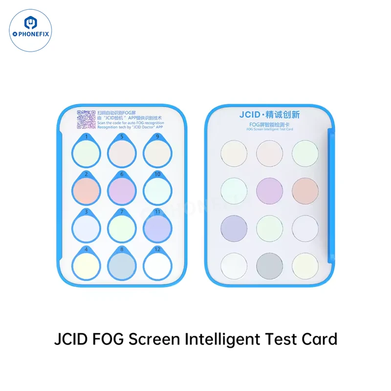 Scheda di test FOG per lo schermo per iPhone con rilevamento del display originale