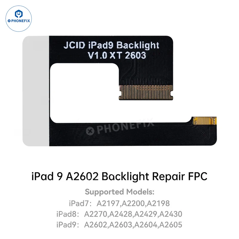Cavo flessibile FPC per la riparazione della retroilluminazione di iPad 7/8/9 JCID