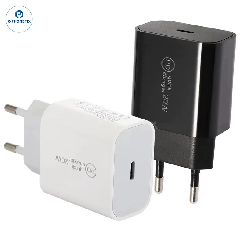 Adattatore PD da 20 W con certificazione CE per caricabatterie Apple iPhone 15 16 17