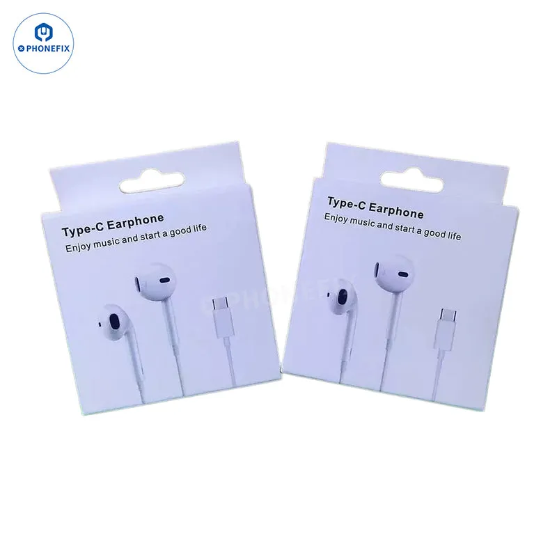 Auricolari EarPods con cavo Lightning/USB-C per Apple e Huawei