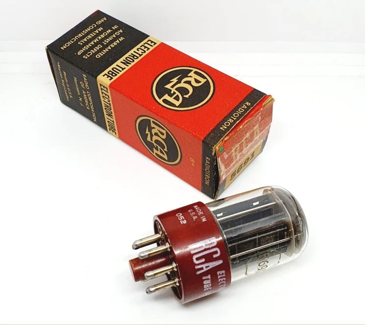 5691 - 6SL7 RCA USA Red Base NOS-NIB Singola (v72)