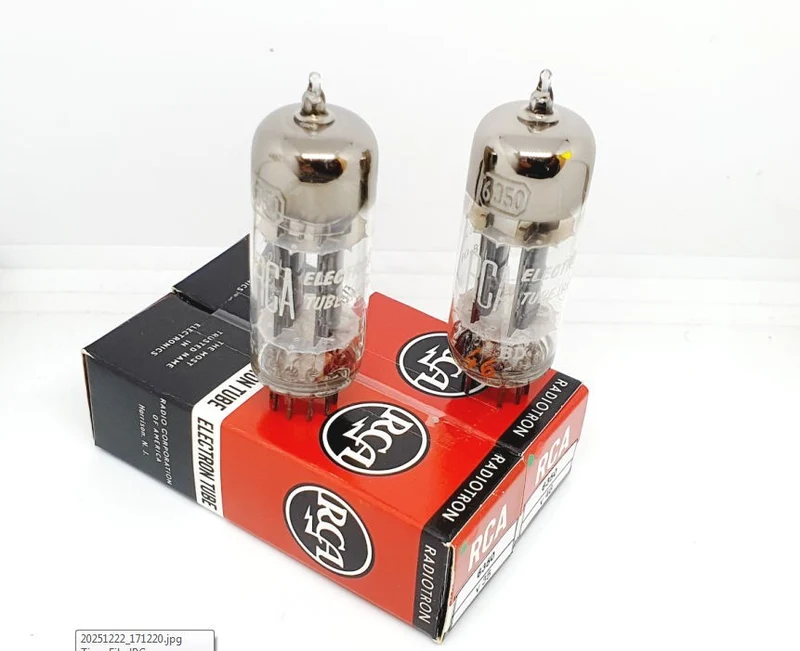 6350 RCA USA NOS-NIB 1958 Tripla Mica Coppia (V35 - V46)