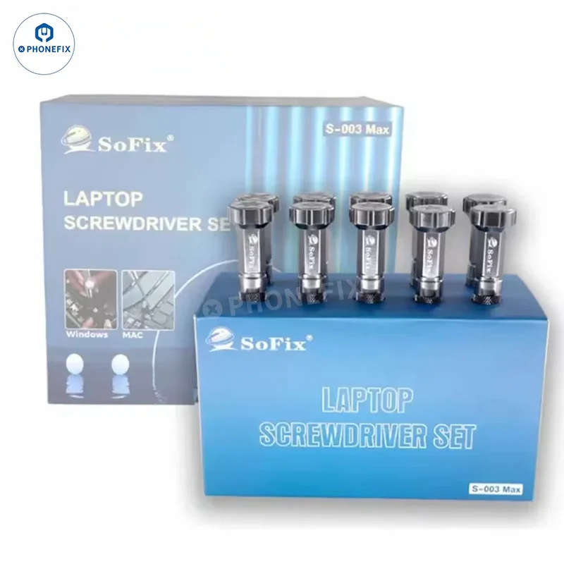 Set di cacciaviti per laptop SOFIX S-003 Max per MacBook, tablet e telefono