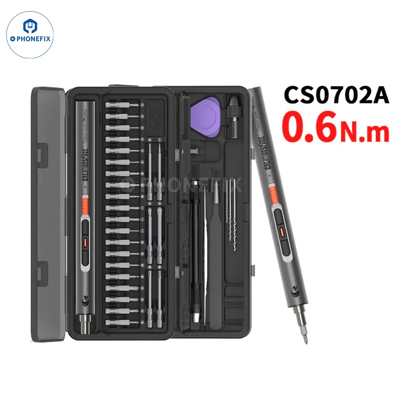 Set di cacciaviti elettrici ad alta coppia per la riparazione di telefoni/laptop/orologi