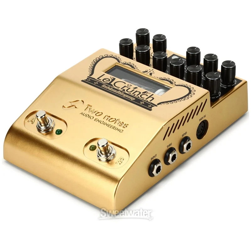 Two Notes Le Crunch Dual-Channel MIDI Guitar Tube Preamp Pedal