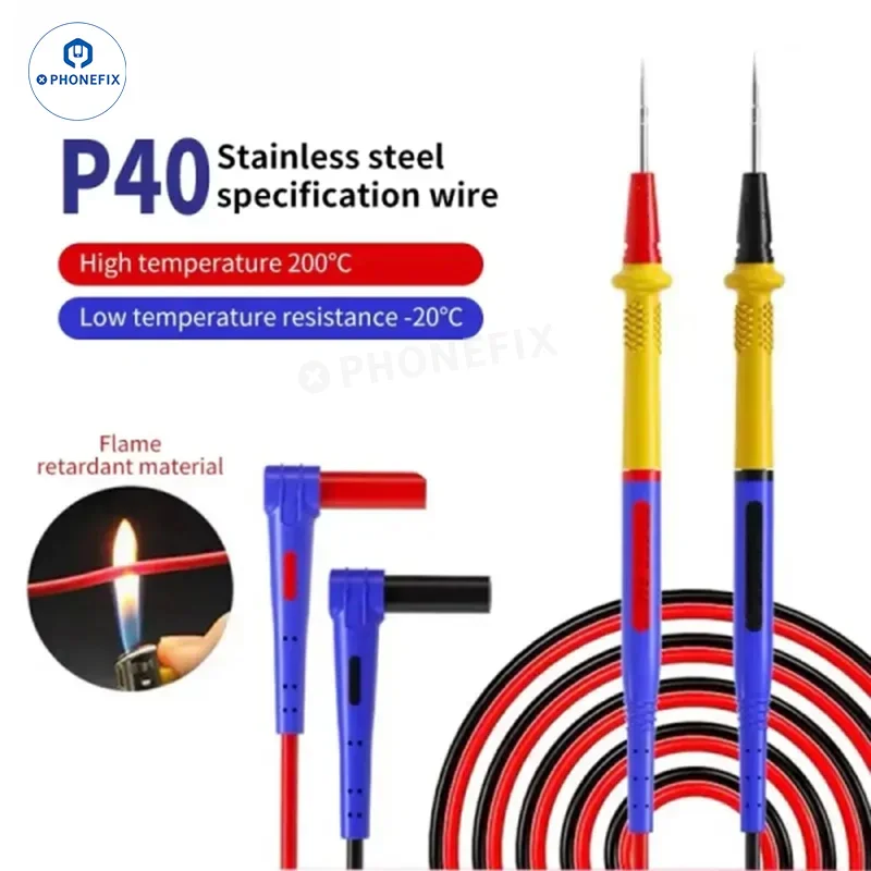 MECHANIC P40 P30 1000V 20A Penna per sonda di prova multimetro in acciaio inossidabile