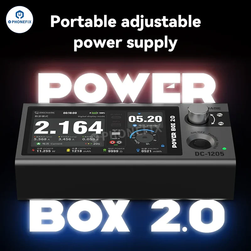 MECHANIC POWER BOX 2.0 DC-1205 Alimentatore portatile 12V 5A
