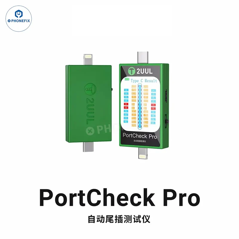 Rilevatore di spina di ricarica Lightning Type-C PortCheck Pro 2UUL