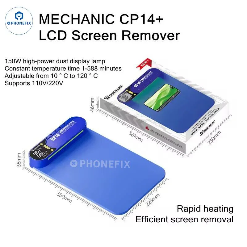 Separatore LCD MECHANIC CP14+ per la rimozione del riscaldamento dello schermo da 14 pollici