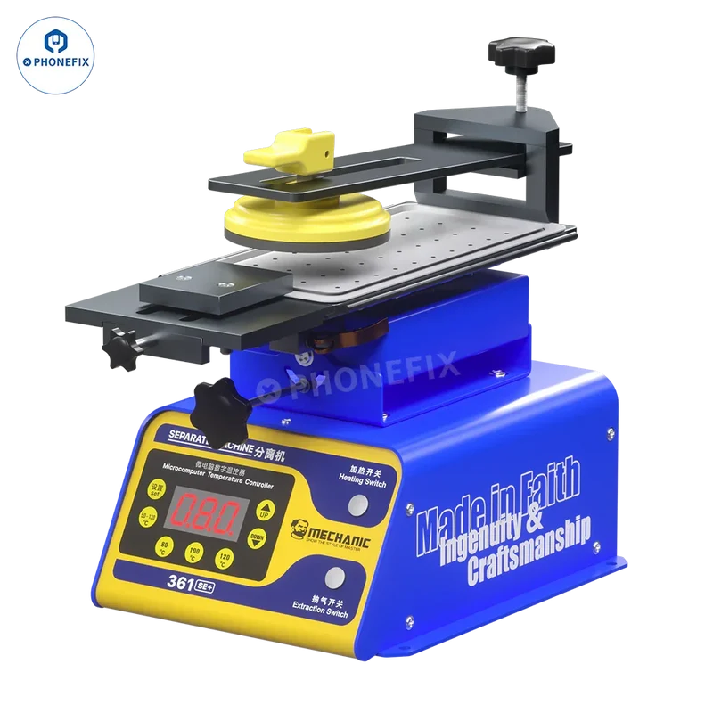 Separatore riscaldante rotante con schermo LCD da 361 pollici MECHANIC 7 SE/SE+