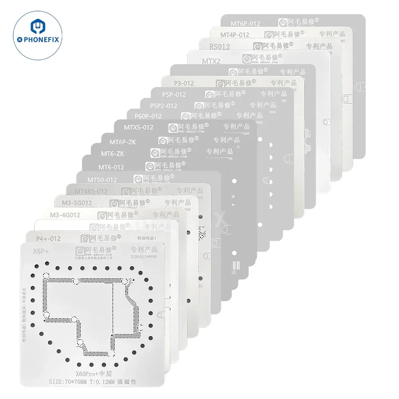 Amaoe Stencil per reballing dello strato intermedio per telefoni Huawei Xiaomi Android