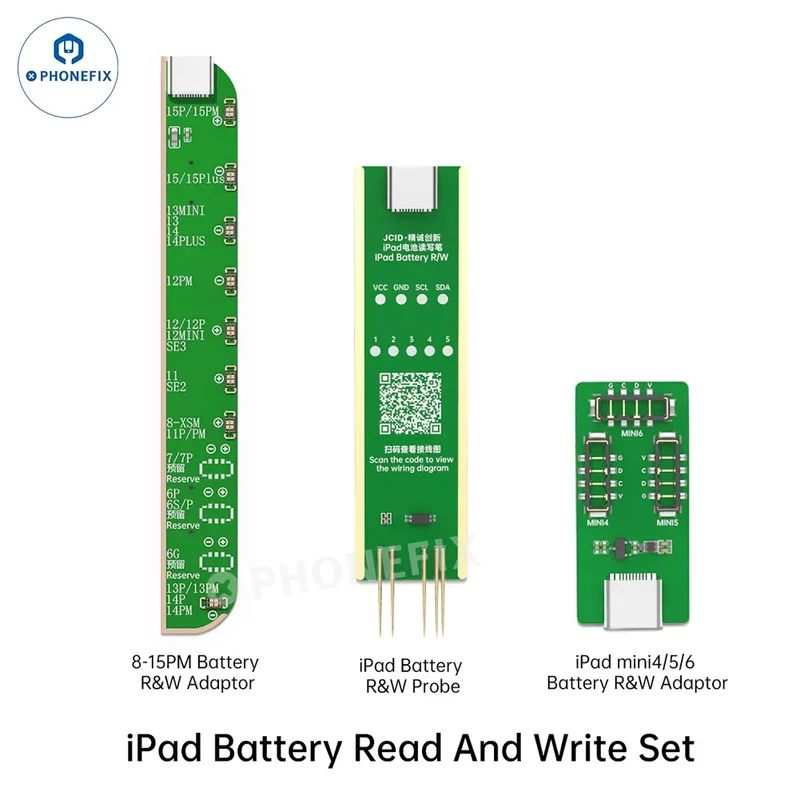 Adattatore di lettura e scrittura del ciclo di ricarica della batteria dell'iPad JCID