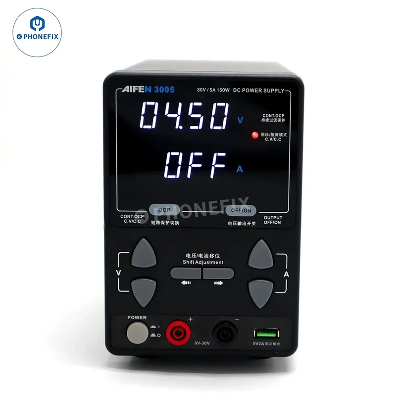 AIFEN 3005 Alimentatore intelligente 150W 30V 5A DC Display a 4 cifre