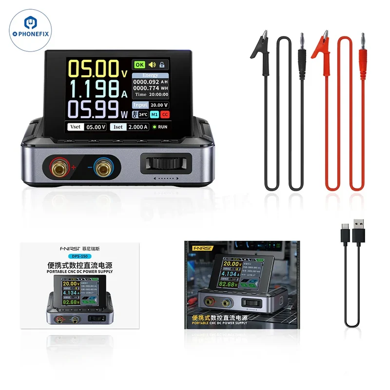 FNIRSI DPS-150 Alimentatore CC mini programmabile 30V 5A