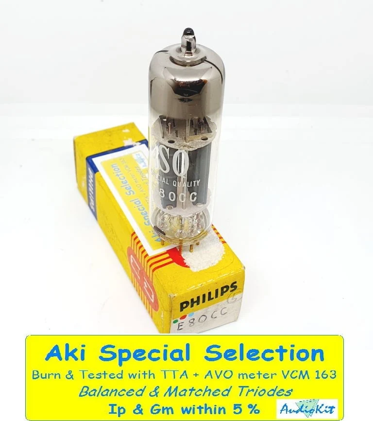 E80CC - 6085 Philips NOS-NIB BOX Plates - 5% SPECIAL SELECTION - Singola (v5)
