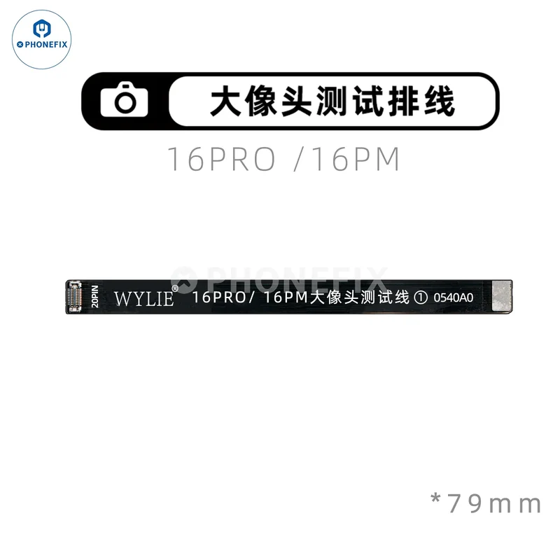 Cavo di estensione FPC per test della fotocamera posteriore WYLIE per iPhone X-17 Pro Max