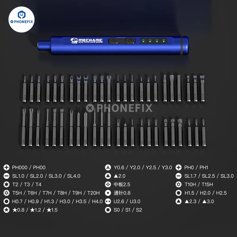 MECHANIC ES480 48 in 1 cacciavite elettrico set di smontaggio telefono